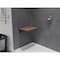 Anzzi Shower Seat, 24 in L, Natural Teak Wood, Aluminum trim AC-AZ205 - alternate 3